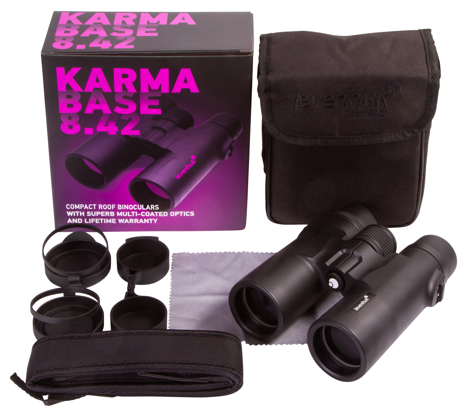 Бинокль Levenhuk Karma BASE 8x42 купить в Тюмени | Бинокли
