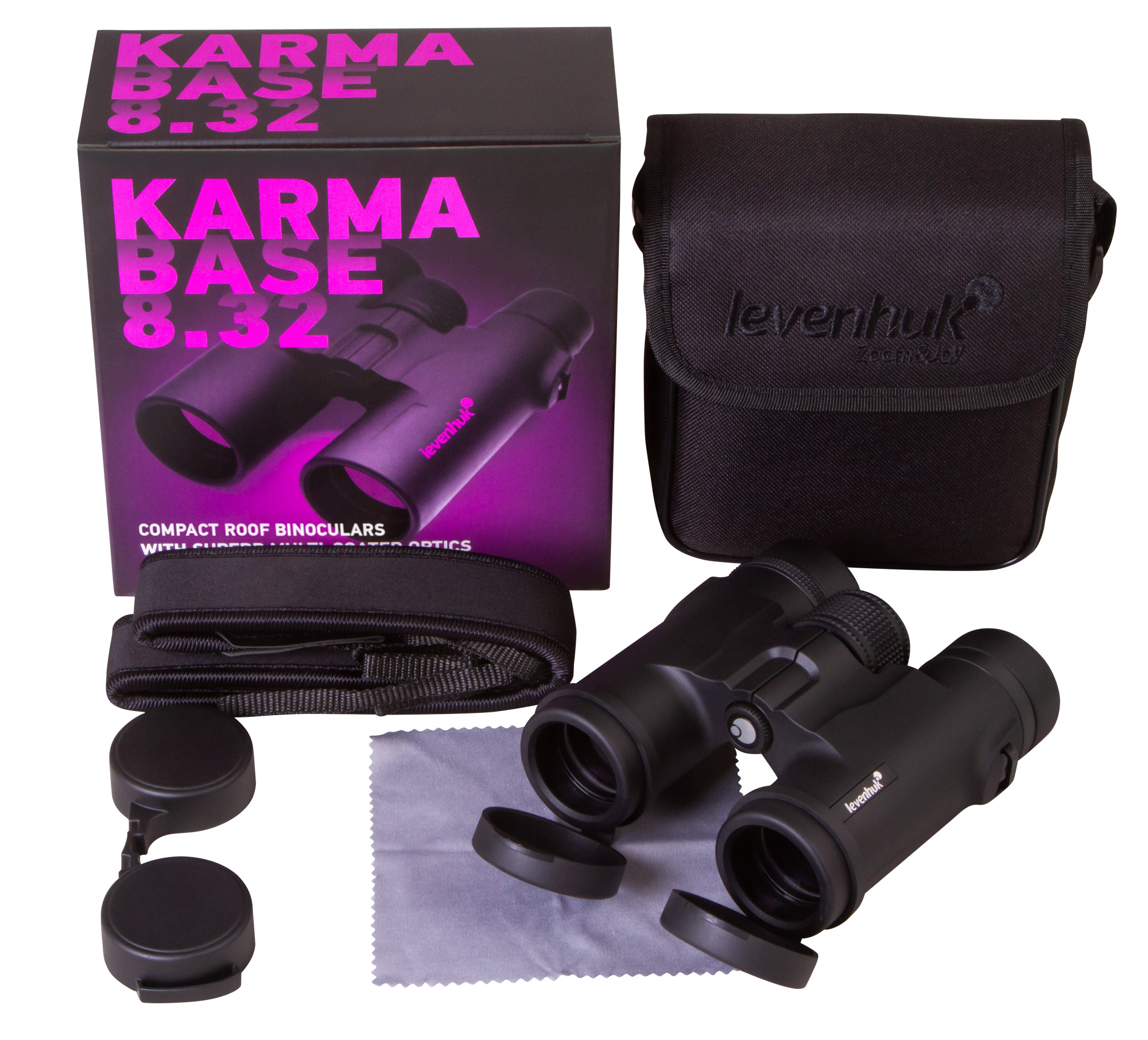 Бинокль Levenhuk Karma BASE 8x32 купить в Тюмени | Бинокли