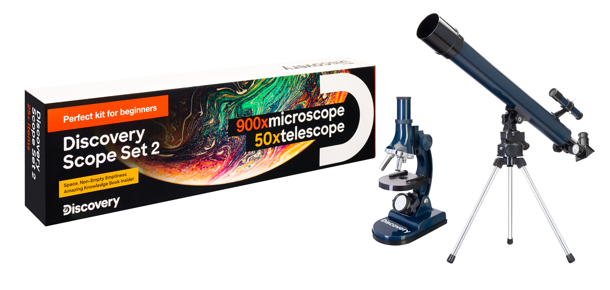 Набор Levenhuk Discovery Scope 2 с книгой купить в Тюмени | Телескопы