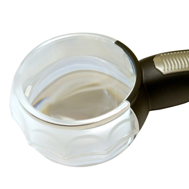Лупа Kromatech ручная контактная 10x, 65 мм, с подсветкой (1 LED) TH-8015