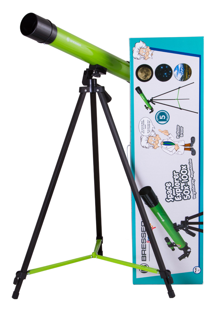 Телескоп Bresser Junior Space Explorer 45/600 AZ, зеленый купить в Тюмени | Телескопы